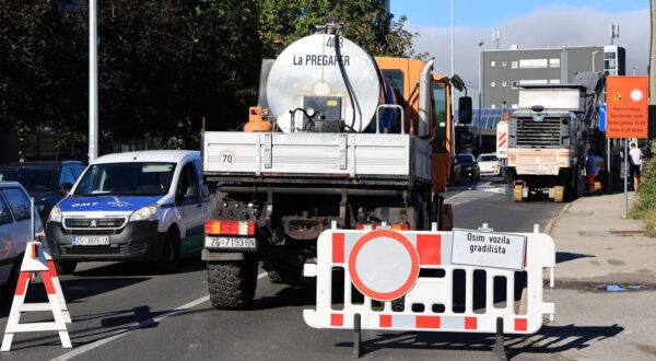 10.09.2024., Zagreb - Zatvorena Samoborska cesta kod krizanja sa Skorpikovom zbog radova na cesti. Photo: Marko Prpic/PIXSELL