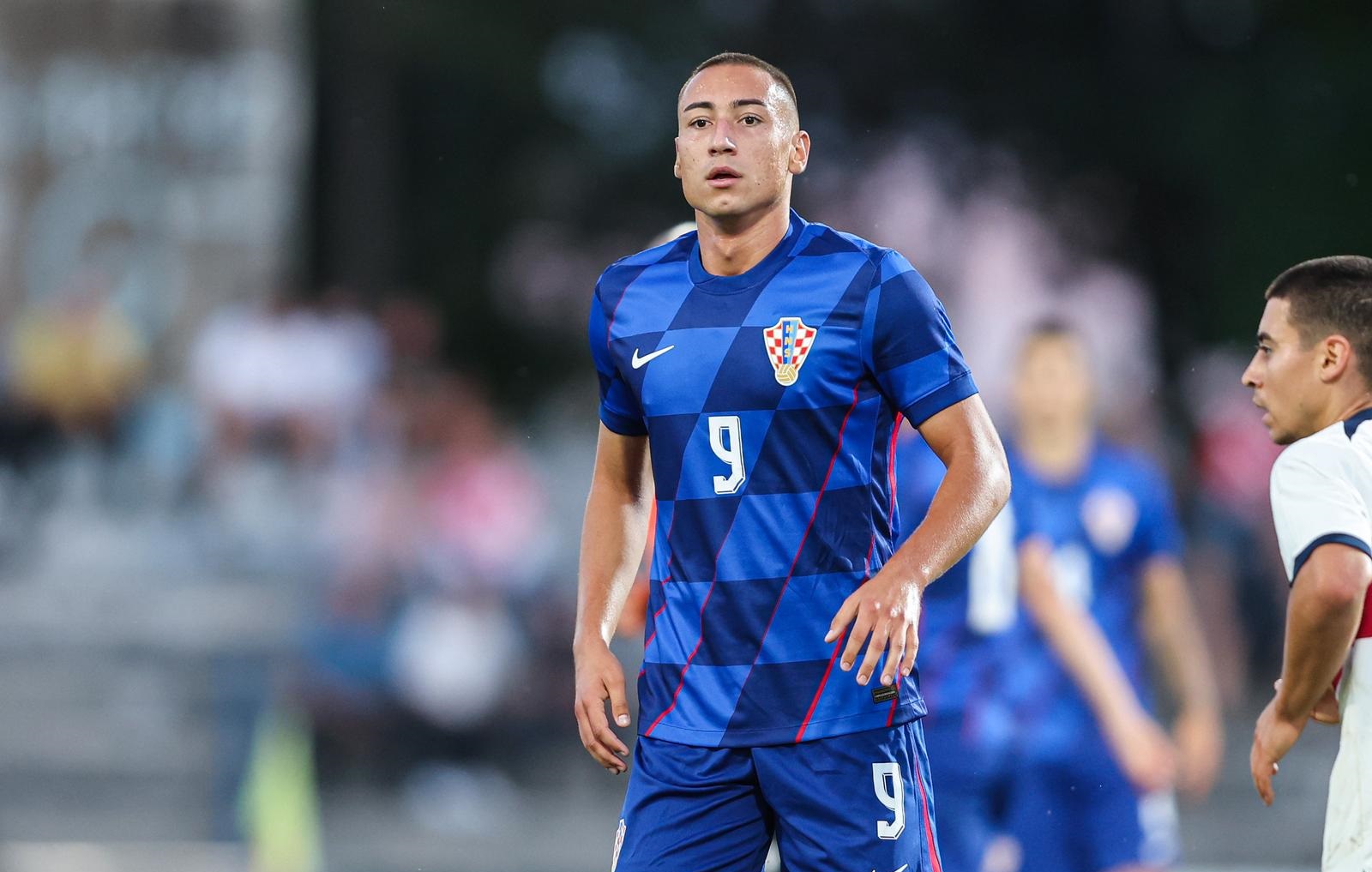 10.09.2024., stadion Branko Cavlovic Cavlek, Karlovac - Kvalifikacije za Europsko U-21 prvenstvo, Hrvatska U-21 - Portugal U-21. Photo: Luka Stanzl/PIXSELL