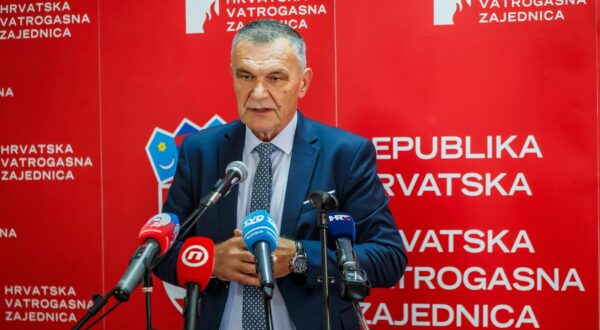 11.06.2024., Divulje - Hrvatska vatrogasna zajednica odrzala je u zapovijednom centru na Divuljama presicu o nadolazecoj pozarnoj sezoni. Photo: Zvonimir Barisin/PIXSELL