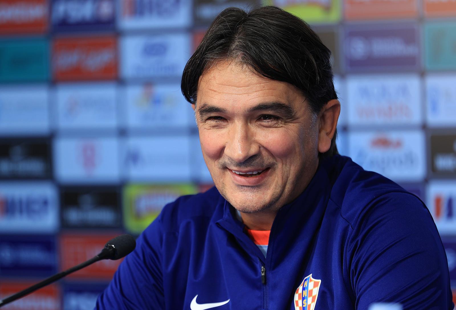 11.10.2024., stadion Maksimir, Zagreb - Konferencija za medije Hrvatske nogometne reprezentacije, Luka Modric i Zlatko Dalic Photo: Marko Prpic/PIXSELL