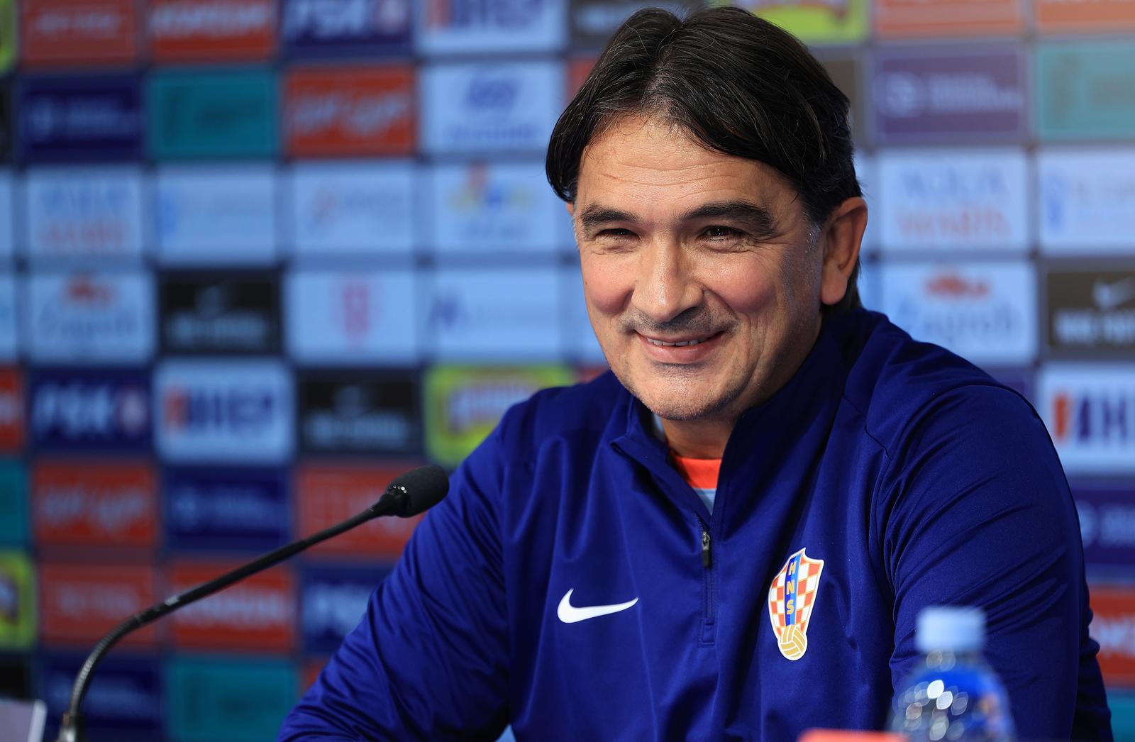 11.10.2024., stadion Maksimir, Zagreb - Konferencija za medije Hrvatske nogometne reprezentacije, Luka Modric i Zlatko Dalic Photo: Marko Prpic/PIXSELL