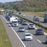 12.08.2024., Karlovac - Prometne guzve u smjeru mora na autocesti A1 izmedu Zagreba i Karlovca kod odmorista Draganic. Photo: Kristina Stedul Fabac/PIXSELL