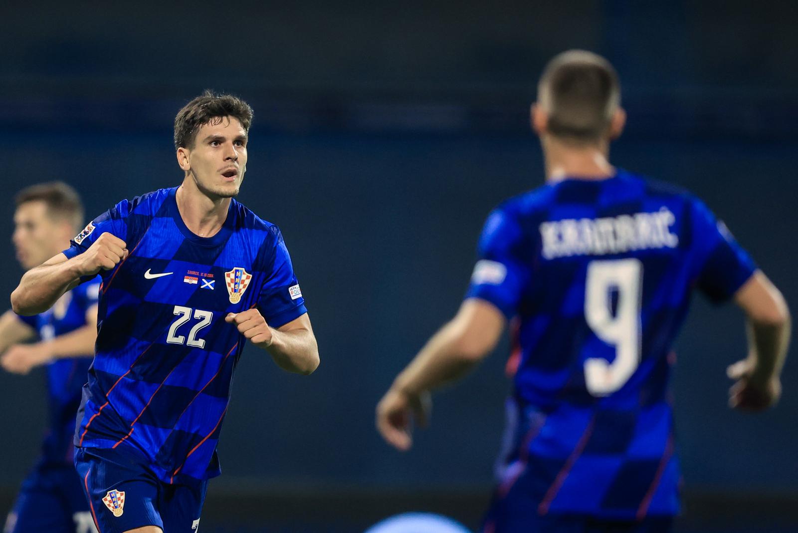 12.10.2024., stadion Maksimir, Zagreb - UEFA Liga nacija, Liga A, skupina 1, 3. kolo, Hrvatska - Skotska.
 Photo: Marko Prpic/PIXSELL