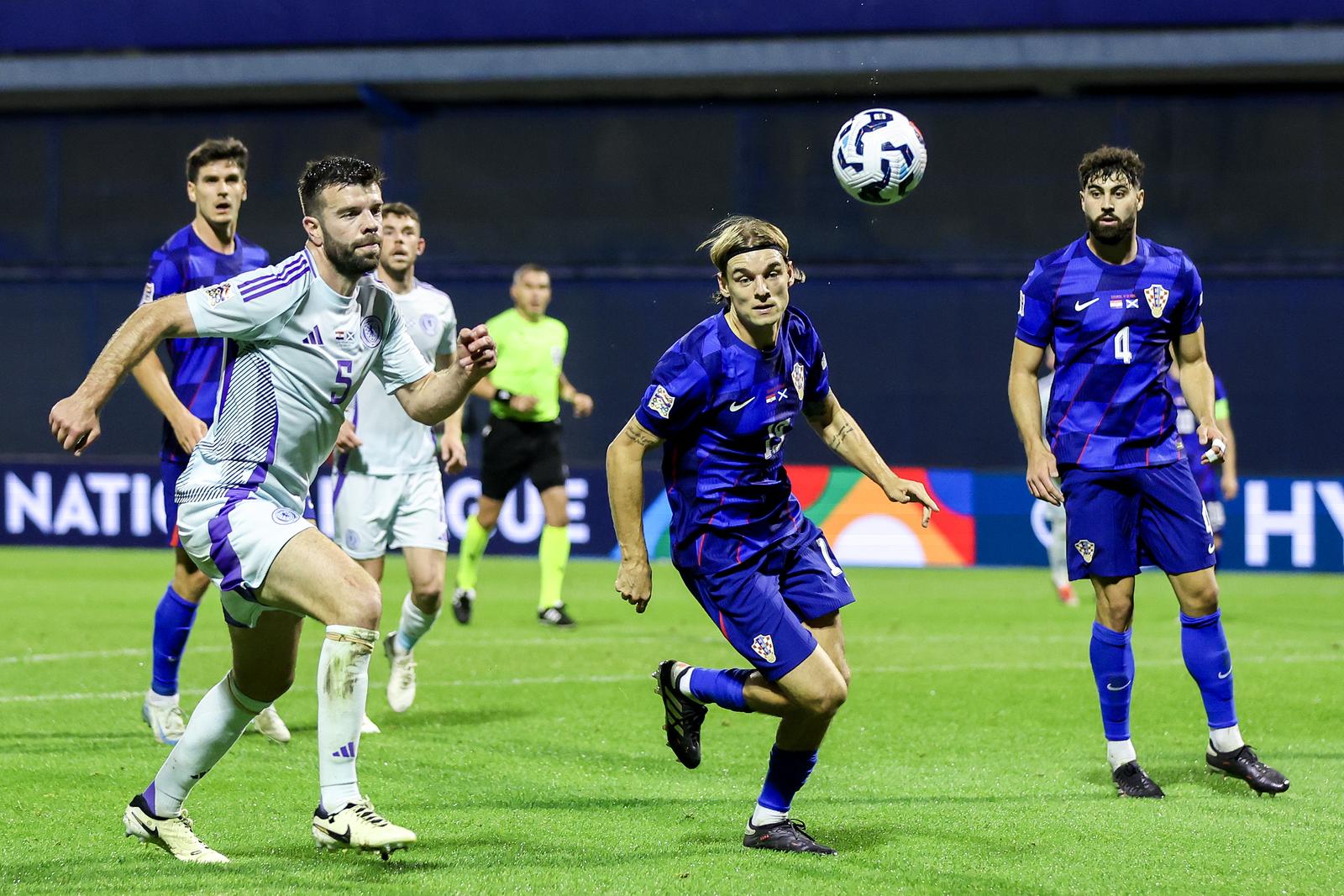 12.10.2024., stadion Maksimir, Zagreb - UEFA Liga nacija, Liga A, skupina 1, 3. kolo, Hrvatska - Skotska. Photo: Goran Stanzl/PIXSELL