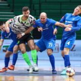 14.10.2024., KC Drazen Petrovic, Zagreb - Hrvatski malonogometni superkup 2024., finale, MNK Futsal Dinamo - MNK Olmissum. Photo: Slavko Midzor/PIXSELL