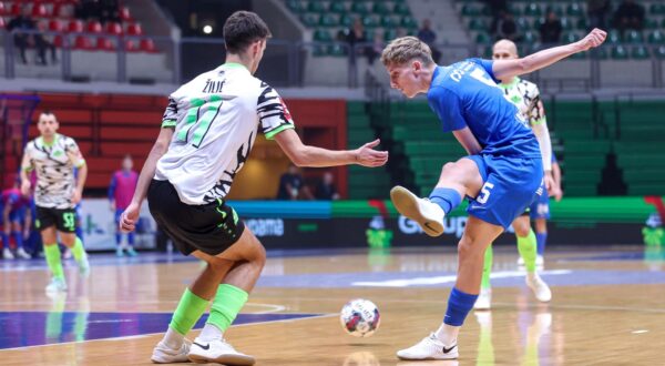 14.10.2024., KC Drazen Petrovic, Zagreb - Hrvatski malonogometni superkup 2024., finale, MNK Futsal Dinamo - MNK Olmissum. Photo: Slavko Midzor/PIXSELL