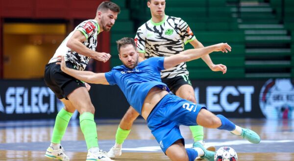 14.10.2024., KC Drazen Petrovic, Zagreb - Hrvatski malonogometni superkup 2024., finale, MNK Futsal Dinamo - MNK Olmissum. Photo: Slavko Midzor/PIXSELL