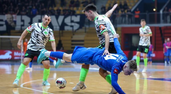 14.10.2024., KC Drazen Petrovic, Zagreb - Hrvatski malonogometni superkup 2024., finale, MNK Futsal Dinamo - MNK Olmissum. Photo: Slavko Midzor/PIXSELL