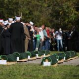 15.10.2024., Jablanica -  Klanjana kolektivna dzenaza za 19 zrtava katastrofalnih poplava        Photo: Denis Kapetanovic/PIXSELL