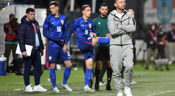 15.10.2024., Gradski stadion Ivan Kusek Apas, Koprivnica - Kvalifikacije za UEFA Europsko U-21 prvenstvo, skupina G, Hrvatska - Grcka. izbornik Hrvatske U-21 Ivica Olic Photo: Vjeran Zganec Rogulja/PIXSELL