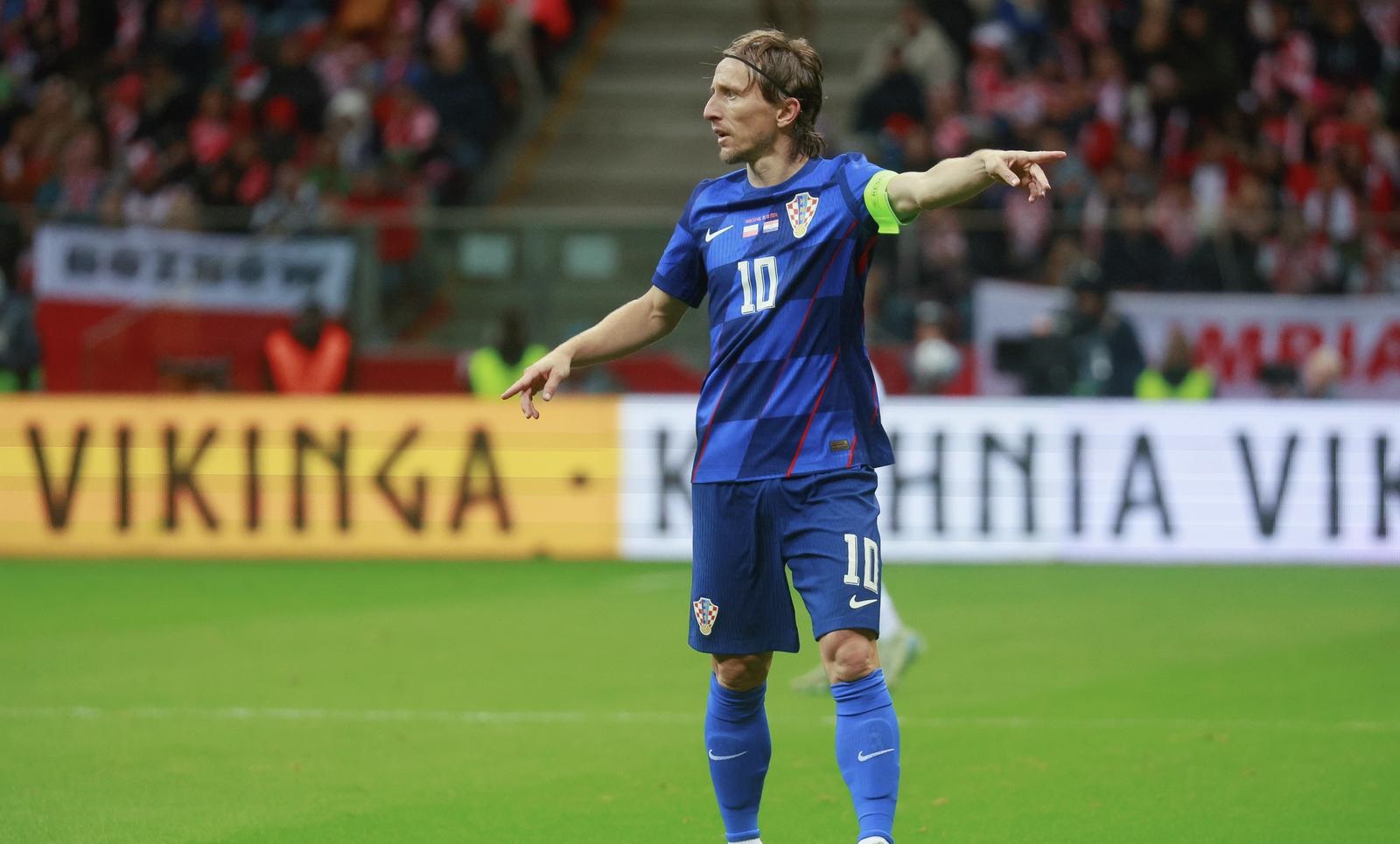 15.10.2024., Nacionalni stadion PGE, Varsava, Poljska - UEFA Liga nacija, Liga A, skupina 1, 4. kolo, Poljska - Hrvatska. Luka MOdric Photo: Jacek Szydlowski/Forum/PIXSELL