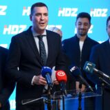 16.10.2024., Zagreb - Mislav Herman na konferenciji za medije u prostorijama Gradskog odbora HDZ-a u Gundulicevoj ulici najavio je kandidaturu za gradonacelnika Zagreba. Photo: Marko Lukunic/PIXSELL