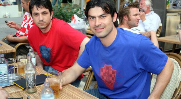 20.06.2008., Bec, Austrija - Hrvatski navijaci ispunili su ulice austrijske prijestolnice uoci cetvrtfinalnog susreta Hrvatske i Turske. Josip Simic."nPhoto: Dalibor Urukalovic/PIXSELL