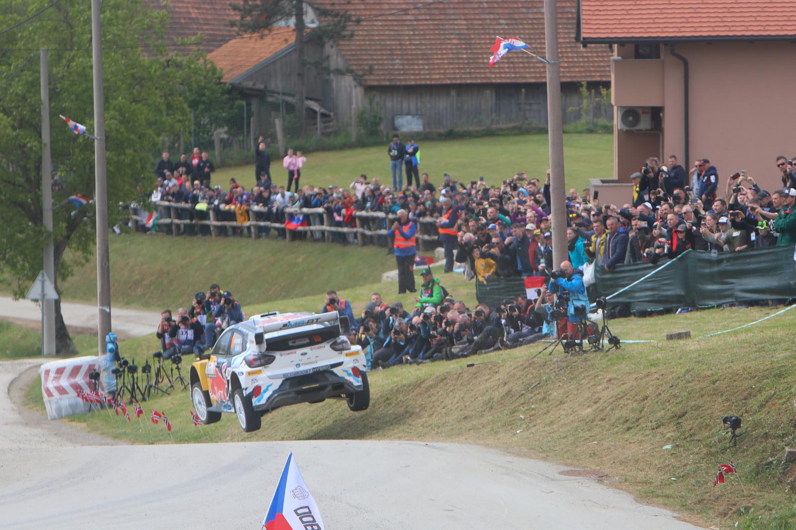 20.04.2024., Barilovic - Publika na WRC Croatia Rally 2024 na dionici Pecurkovo Brdo - Mreznicki Novaki u mjestu Leskovac Barilovicki. Photo: Kristina Stedul Fabac/PIXSELL