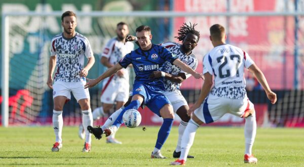 20.10.2024., Koprivnica- Gradski stadion Ivan Kusek Apas u Koprivnici. Slaven Belupo i Hajduk sastali su se u 10. kolu SuperSport HNL-a.  Photo: Slavko Midzor/PIXSELL