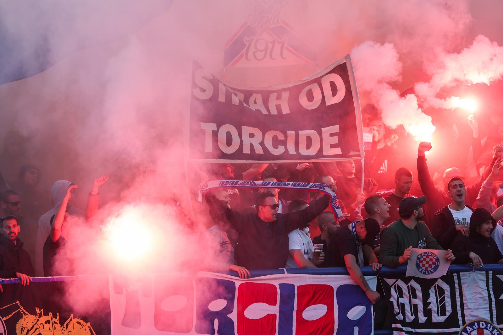 20.10.2024., Koprivnica- Gradski stadion Ivan Kusek Apas u Koprivnici. Slaven Belupo i Hajduk sastali su se u 10. kolu SuperSport HNL-a. Photo: Slavko Midzor/PIXSELL