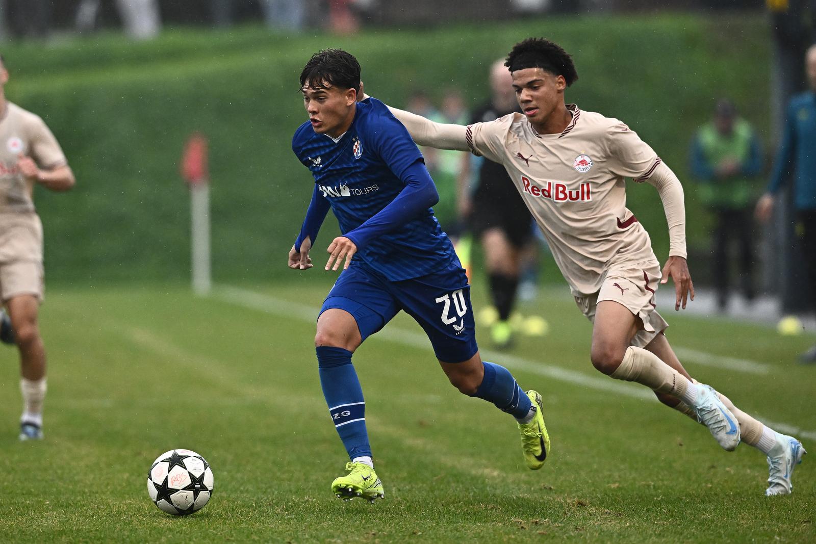 23.10.2024., Akademie Salzburg, Salzbug, Austrija - UEFA Liga prvaka mladih, grupna faza, FC Salzburg - GNK Dinamo. Patrik Horvat Photo: Marko Lukunic/PIXSELL