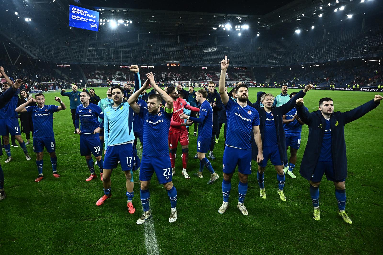 23.10.2024., stadion Salzburg, Salzburg, Austrija - UEFA Liga prvaka, grupna faza, 3. kolo, FC Salzburg - GNK Dinamo. Photo: Marko Lukunic/PIXSELL