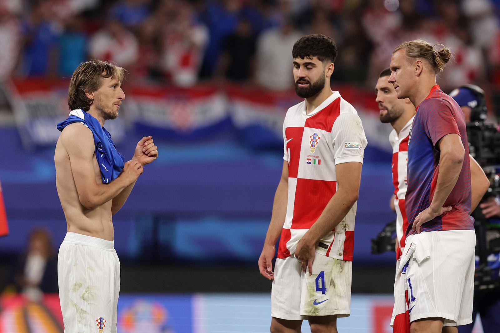 25.06.2024., stadion Leipzig, Leipzig, Njemacka - Europsko prvenstvo 2024., skupina B, 3. kolo, Hrvatska - Italija.  Photo: Luka stanzl/PIXSELL