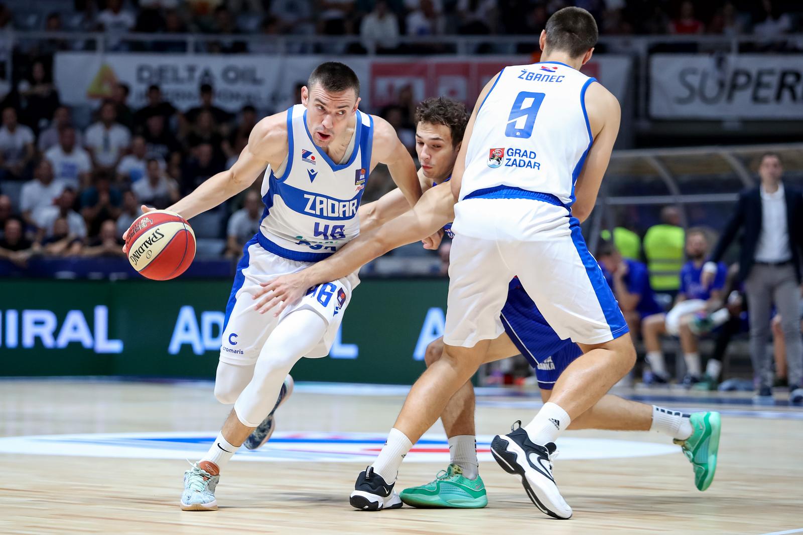 25.09.2024., Zadar - AdmiralBet ABA liga, 2. kolo, KK Zadar - KK Igokea. Marko Ramljak Photo: Sime Zelic/PIXSELL