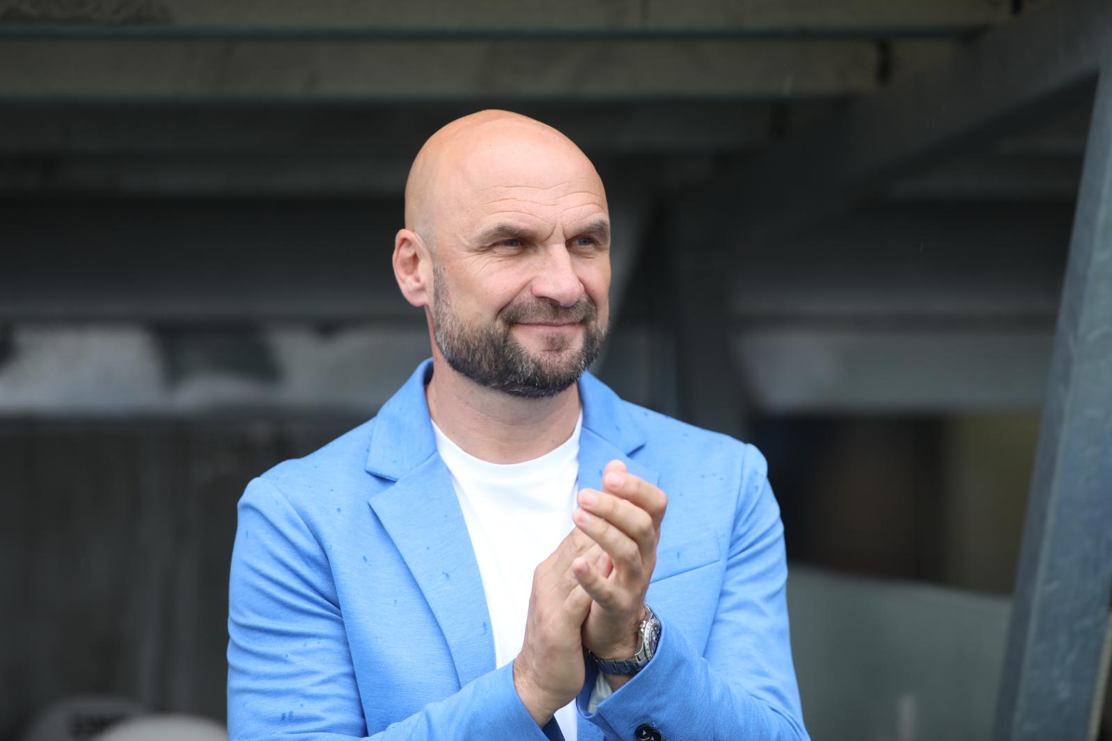 26.05.2024., Rijeka - SuperSport HNK 23/24, stadion na Rujevici, HNK Rijeka - NK Slaven Belupo, 36 kolo. Trener Rijeke Zeljko Sopic. Photo: Goran Kovacic/PIXSELL