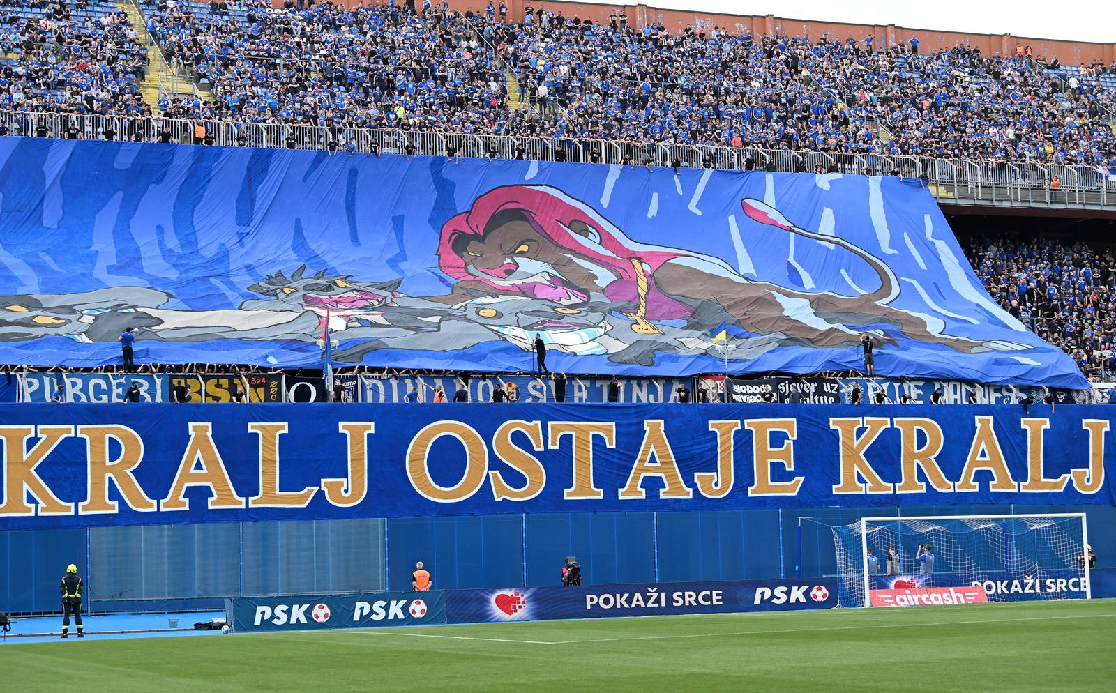 26.05.2024., stadion Maksimir, Zagreb - SuperSport HNL, 36. kolo, GNK Dinamo - NK Rudes. Navijaci Dinama, Bad Blue Boysi Photo: Marko Lukunic/PIXSELL