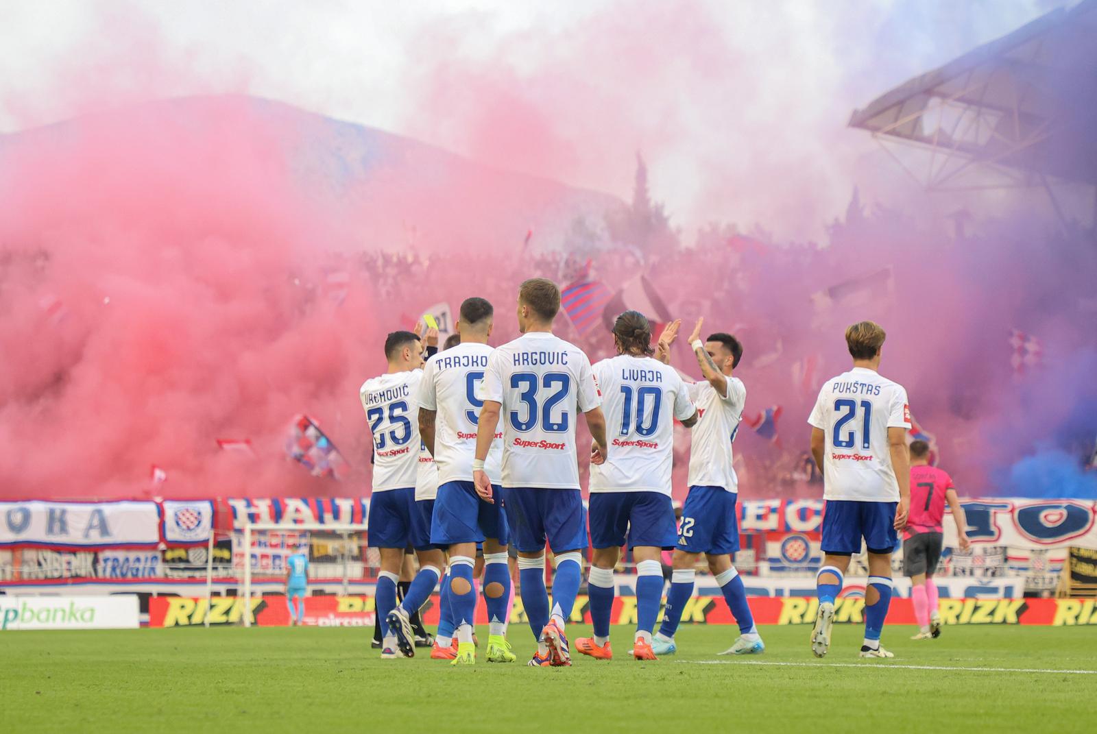 26.10.2024., Split- Stadion Poljud- SuperSport HNL, 11. kolo, HNK Hajduk - NK Lokomotiva Photo: Ivana Ivanovic/PIXSELL