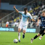 26.10.2024., Rijeka - SuperSport HNL 24/25, 11 kolo, HNK Rijeka - NK Varazdin. Stadion na Rujevici.. Dominik Dogan Photo: Goran Kovacic/PIXSELL