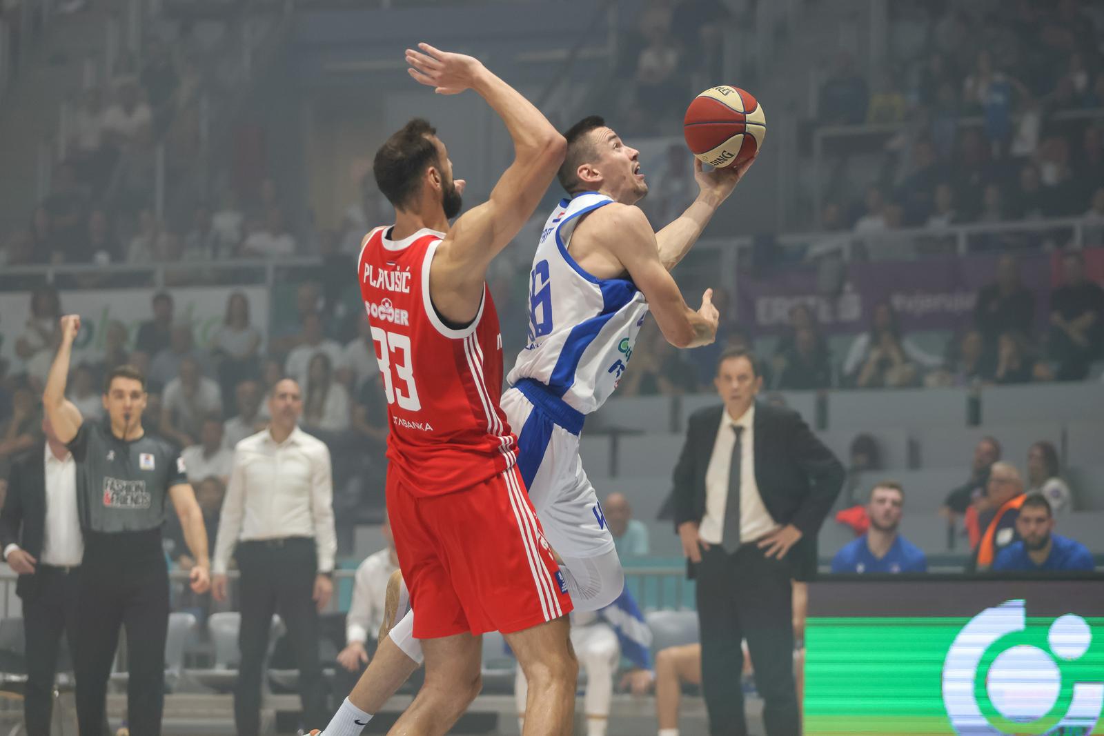 26.10.2024., Zadar - AdmiralBet ABA liga, 06. kolo, KK Zadar - KK Crvena Zvezda Photo: Sime Zelic/PIXSELL