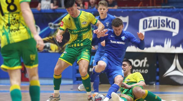 28.04.2024., Dom sportova, dvorana 2, Zagreb - 1. HMNL, polufinale, cetvrta utakmica, MNK Futsal Dinamo - MNK Stanoinvest Futsal Pula. Photo: Goran Stanzl/PIXSELL