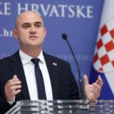 28.08.2024., Zagreb - U Banskim dvorima odrzan je sastanak parlamentarne vecine nakon kojeg se Josip Dabro obratio medijima. Photo: Sanjin Strukic/PIXSELL