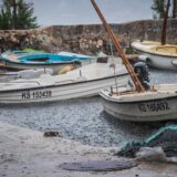 28.09.2024., Kastel Stafilic  -  Prolazak fronte preko Kastela donio je obilnu kisu. Photo: Zvonimir Barisin/PIXSELL