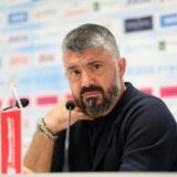 29.09.2024., Rijeka - Stadion HNK Rijeka - SuperSport HNL, 08. kolo, HNK Rijeka - HNK Hajduk Split. Konferencija za novinare trenera Hajduka Gennara Gattusa nakon utakmice. Photo: Goran Kovacic/PIXSELL