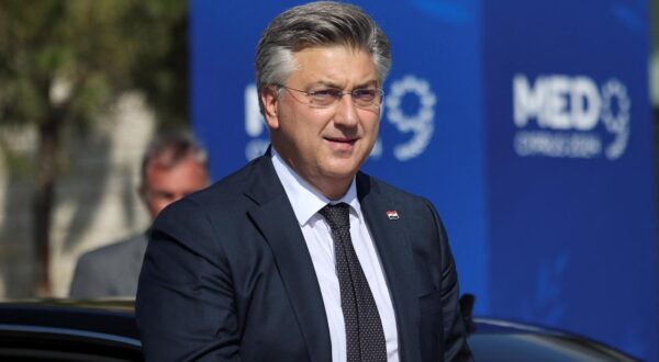 Croatia's Prime Minister Andrej Plenkovic looks on on the day he attends the 11th Summit of the Southern EU Countries (MED9), in Pafos, Cyprus October 11, 2024. REUTERS/Yiannis Kourtoglou Photo: Yiannis Kourtoglou/REUTERS