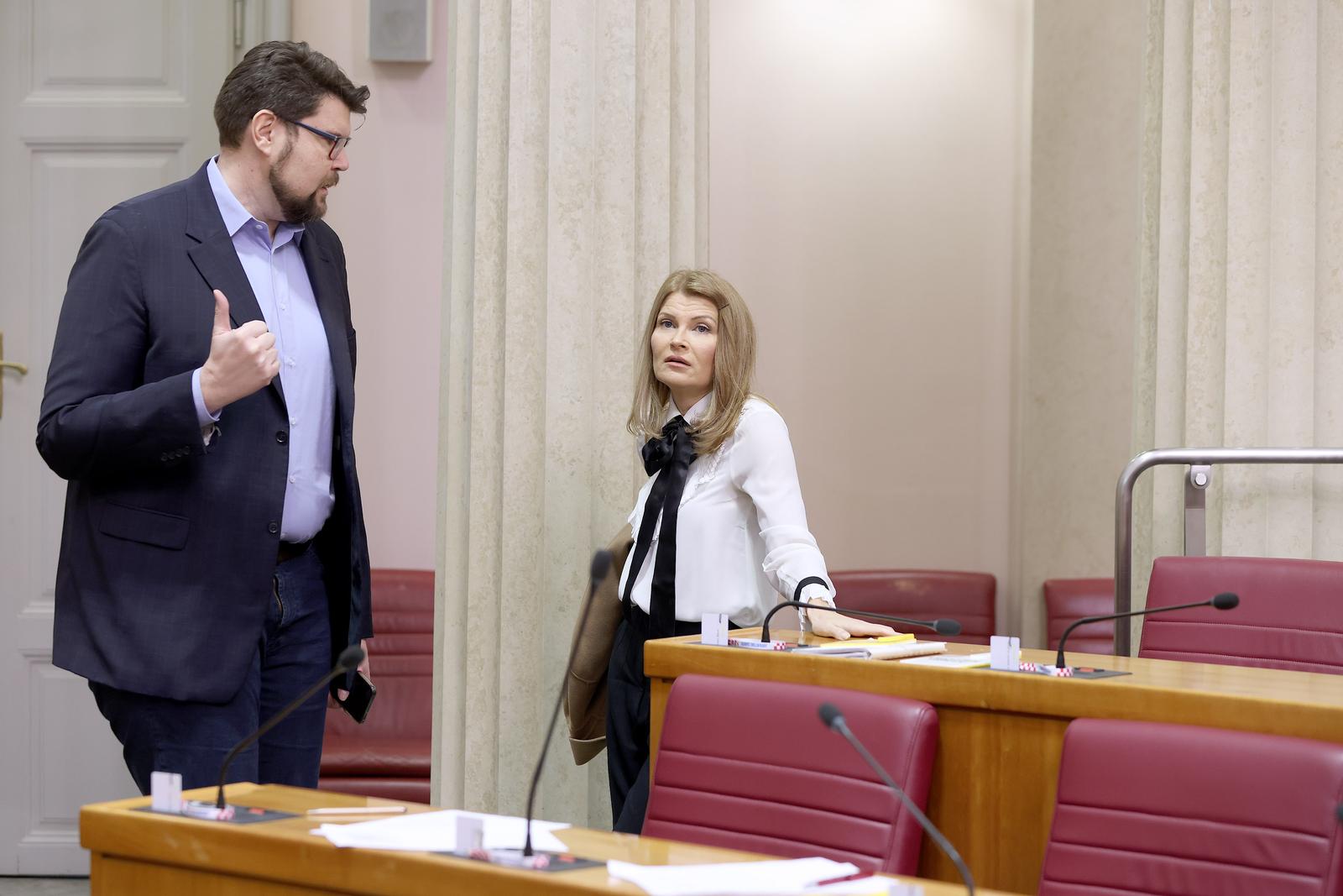 18.01.2024., Zagreb - Sabor 21. sjednicu nastavlja raspravom o izmjenama i dopunama Kaznenog zakona.
 Photo: Patrik Macek/PIXSELL