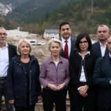 24.10.2024., Jablanica - Predsjedateljica Vijeca ministara BiH Borjana Kristo i predsjednica Europske komisije Ursula von der Leyen obisli mjesto Donju Jablanicu koje je najteze pogodjenjo katastrofalnim poplavama.  Photo: Denis Kapetanovic/PIXSELL