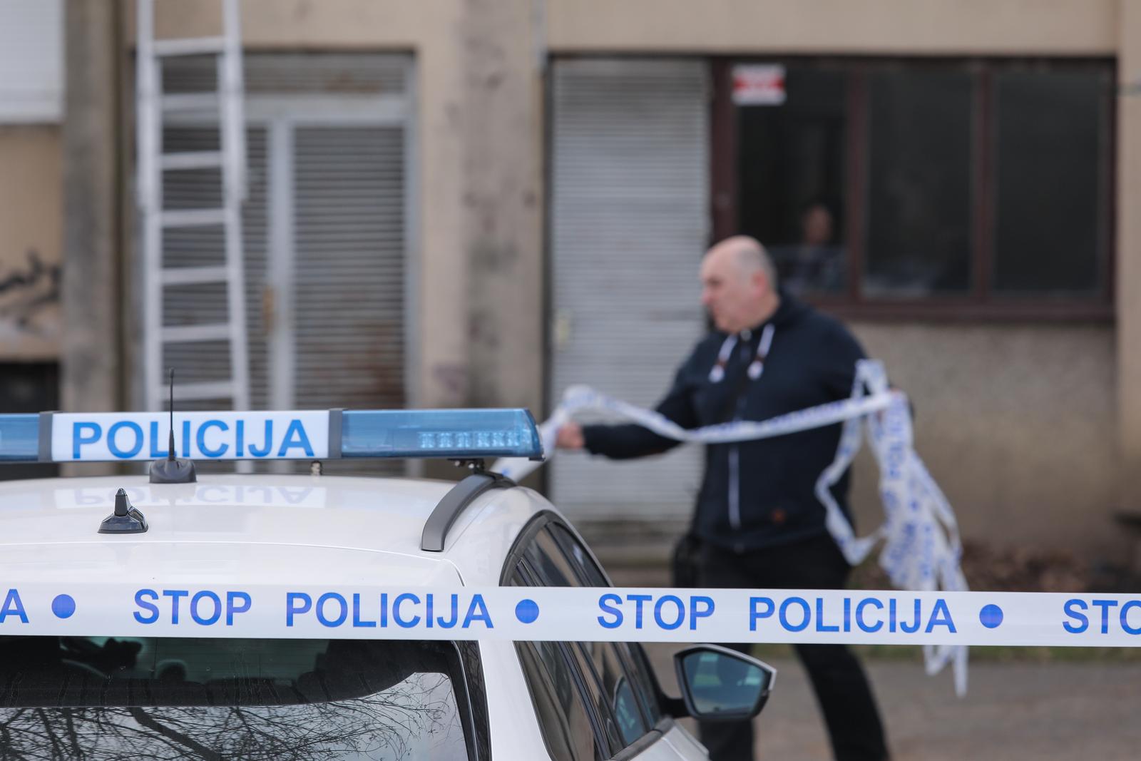 05.03.2023., Zagreb - Ubojstvo i pokusaj samoubojstva u zagrebackoj Dubravi, u zgradi u ulici Milovana Gavazzija.Policijski ocevid je u tijeku Photo: Tomislav Miletic/PIXSELL