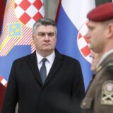 25.02.2022.,Zagreb - Predsjednik Republike i vrhovni zapovjednik Oruzanih snaga Republike Hrvatske sudjelovao na obiljezavanju 28. obljetnice ustrojavanja Pocasno-zastitne bojne kojom prilikom  je dodijelio beretke, odlikovanja i pohvale pripadnicima Pocasno-zastitne bojne.  Photo: Robert Anic/PIXSELL