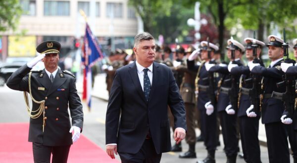 28.05.2024. Zagreb - Svecana  akademija povodom obiljezavanja Dana Hrvatske vojske, Dana Hrvatske kopnene vojske i 33. obljetnice ustrojavanja Hrvatske vojske, Zoran Milanovic, Andrej Plenkovic  Photo: Matija Habljak/PIXSELL