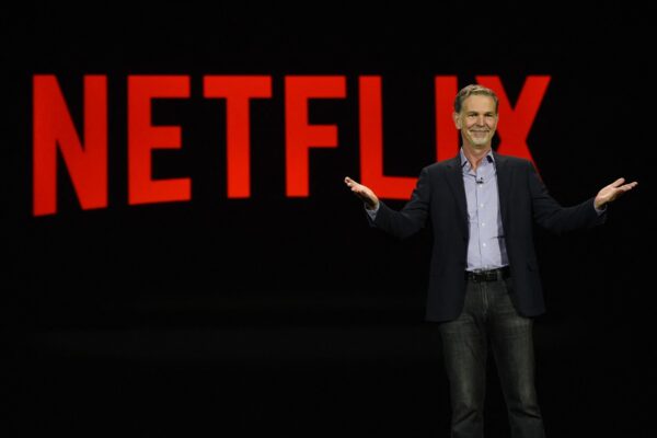 LAS VEGAS, NV - JANUARY 06: Netflix CEO Reed Hastings delivers a keynote address at CES 2016 at The Venetian Las Vegas on January 6, 2016 in Las Vegas, Nevada. CES, the world's largest annual consumer technology trade show, runs through January 9 and is expected to feature 3,600 exhibitors showing off their latest products and services to more than 150,000 attendees.   Ethan Miller,Image: 270690312, License: Rights-managed, Restrictions: , Model Release: no, Credit line: Ethan Miller / Getty images / Profimedia