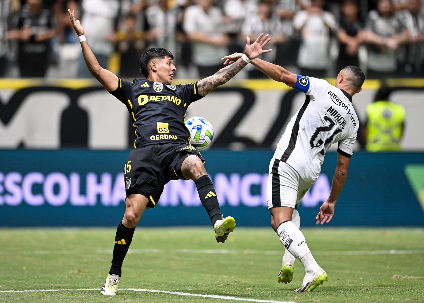 September 16, 2023, Belo Horizonte, Minas Gerais, Brazil: Arena MRV Matias Zaracho of Atletico Mineiro, during the match between Atletico Mineiro and Botafogo, in the 23rd round of the Brazilian Championship, at Arena MRV, this Saturday 16. 30761,Image: 805870456, License: Rights-managed, Restrictions: * Brazil and Mexico Rights OUT *, Model Release: no, Credit line: Gledston Tavares / Zuma Press / Profimedia