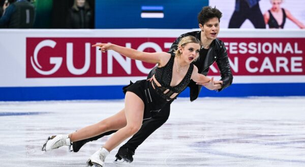 Solene Mazingue and Marko Jevgeni Gaidajenko (EST) during the ISU World Figure Skating Championships on March 22, 2024 at Bell Centre in Montreal, Canada - Photo David Kirouac / Orange Pictures / DPPI,Image: 859184077, License: Rights-managed, Restrictions: Hungary Out Netherlands and Belgium Out, Model Release: no, Credit line: David Kirouac / AFP / Profimedia