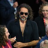 MILWAUKEE, WISCONSIN - JULY 18: Comedian and actor Russell Brand attends the fourth day of the Republican National Convention at the Fiserv Forum on July 18, 2024 in Milwaukee, Wisconsin. Delegates, politicians, and the Republican faithful are in Milwaukee for the annual convention, concluding with former President Donald Trump accepting his party's presidential nomination. The RNC takes place from July 15-18.   Leon Neal,Image: 890724268, License: Rights-managed, Restrictions: , Model Release: no, Credit line: LEON NEAL / Getty images / Profimedia