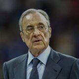 Florentino Perez seen during the ceremony after the UEFA Super Cup 2024 between Real Madrid and Atalanta BC at National Stadium. Final score: Real Madrid 2 : 0 Atalanta BC. - Grzegorz Wajda / SOPA Images//SOPAIMAGES_sopa014748/Credit:SOPA Images/SIPA/2408160854,Image: 899104213, License: Rights-managed, Restrictions: , Model Release: no, Credit line: SOPA Images / Sipa Press / Profimedia