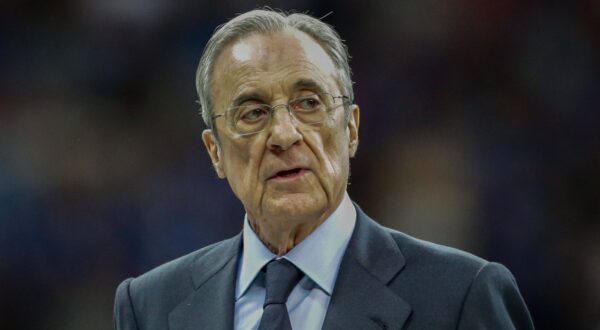 Florentino Perez seen during the ceremony after the UEFA Super Cup 2024 between Real Madrid and Atalanta BC at National Stadium. Final score: Real Madrid 2 : 0 Atalanta BC. - Grzegorz Wajda / SOPA Images//SOPAIMAGES_sopa014748/Credit:SOPA Images/SIPA/2408160854,Image: 899104213, License: Rights-managed, Restrictions: , Model Release: no, Credit line: SOPA Images / Sipa Press / Profimedia