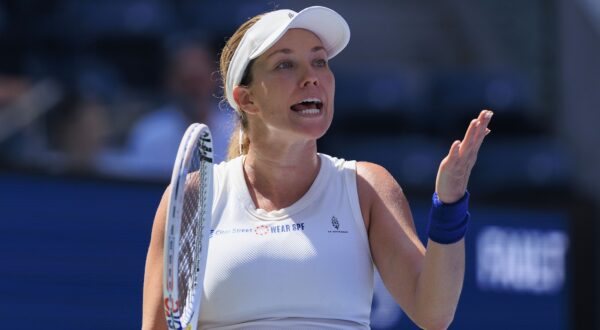 August 27, 2024, Flushing Meadows, New York, USA: Danielle Collins during Day 2 of her match against Caroline Dolehide in the 2024 US Open held at the USTA Billie Jean King National Tennis Center on Tuesday August 27, 2024 in the Flushing neighborhood of the Queens borough of New York City.  JAVIER ROJAS/PI,Image: 901934941, License: Rights-managed, Restrictions: , Model Release: no, Credit line: Javier Rojas / Zuma Press / Profimedia