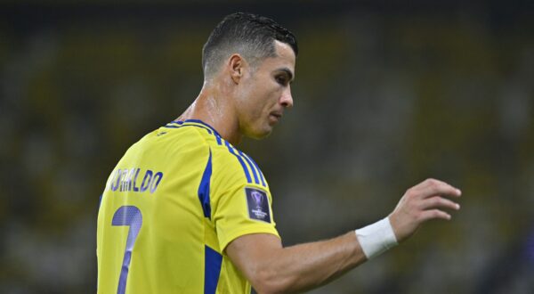 RIYADH, SAUDI ARABIA - SEPTEMBER 30: Cristiano Ronaldo of Al-Nassr celebrates after a goal during the AFC Champions League group B match between Al-Nassr and Al-Rayyan at Alawwal Park Stadium in Riyadh, Saudi Arabia on September 30, 2024. Mohammed Saad / Anadolu,Image: 914440385, License: Rights-managed, Restrictions: , Model Release: no, Credit line: Mohammed Saad / AFP / Profimedia