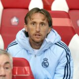 Real Madrid FC âs player Luka Modric  in action during  football match of Champions League against Lille OSC at Decathlon Arena Pierre Mauroy stadium in Villeneuve-d'Asc near Lille, FRANCE-02/10/2024//03PARIENTE_09170019/Credit:JP PARIENTE/SIPA/2410030922,Image: 915780554, License: Rights-managed, Restrictions: , Model Release: no, Credit line: JP PARIENTE / Sipa Press / Profimedia