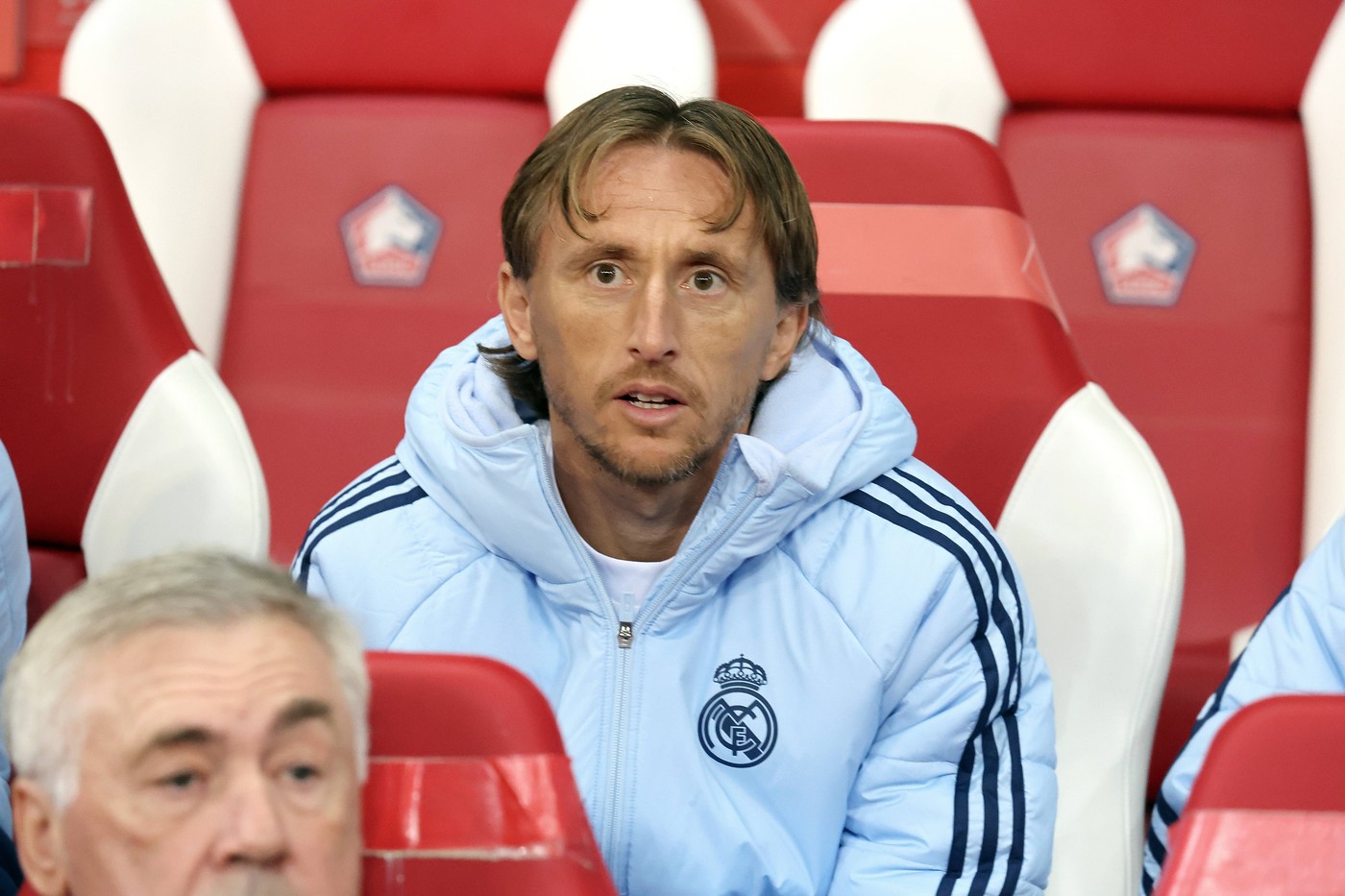 Real Madrid FC âs player Luka Modric  in action during  football match of Champions League against Lille OSC at Decathlon Arena Pierre Mauroy stadium in Villeneuve-d'Asc near Lille, FRANCE-02/10/2024//03PARIENTE_09170019/Credit:JP PARIENTE/SIPA/2410030922,Image: 915780554, License: Rights-managed, Restrictions: , Model Release: no, Credit line: JP PARIENTE / Sipa Press / Profimedia