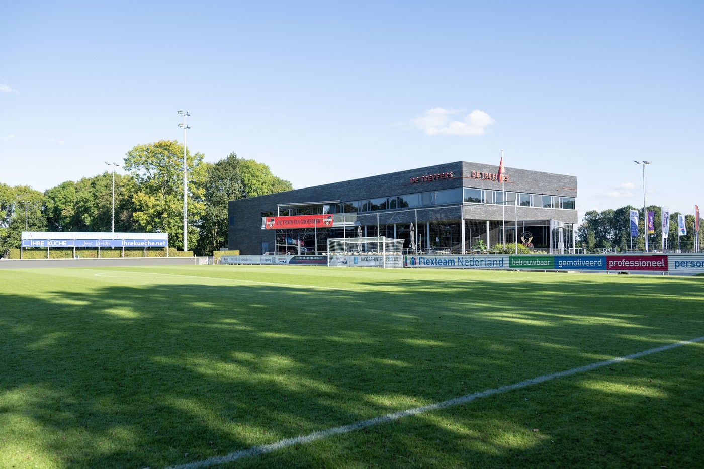 GROESBEEK, 05-10-2024, Sportpark Zuid, Tweede divisie Amateurs, season 2024/2025. De Treffers - Barendrecht.   Sportpark Zuid before the match De Treffers - Barendrecht,Image: 916770188, License: Rights-managed, Restrictions: World Rights Except Austria and The Netherlands * AUTOUT NLDOUT, Model Release: no, Credit line: Pro Shots Photo Agency / ddp USA / Profimedia